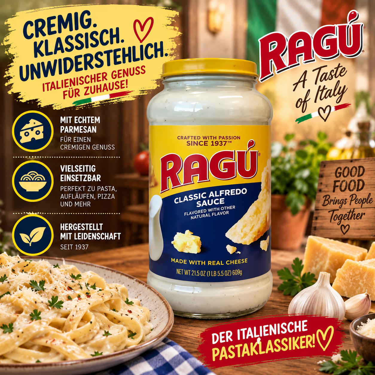RAGU - "Classic Alfredo Sauce" (453 g)