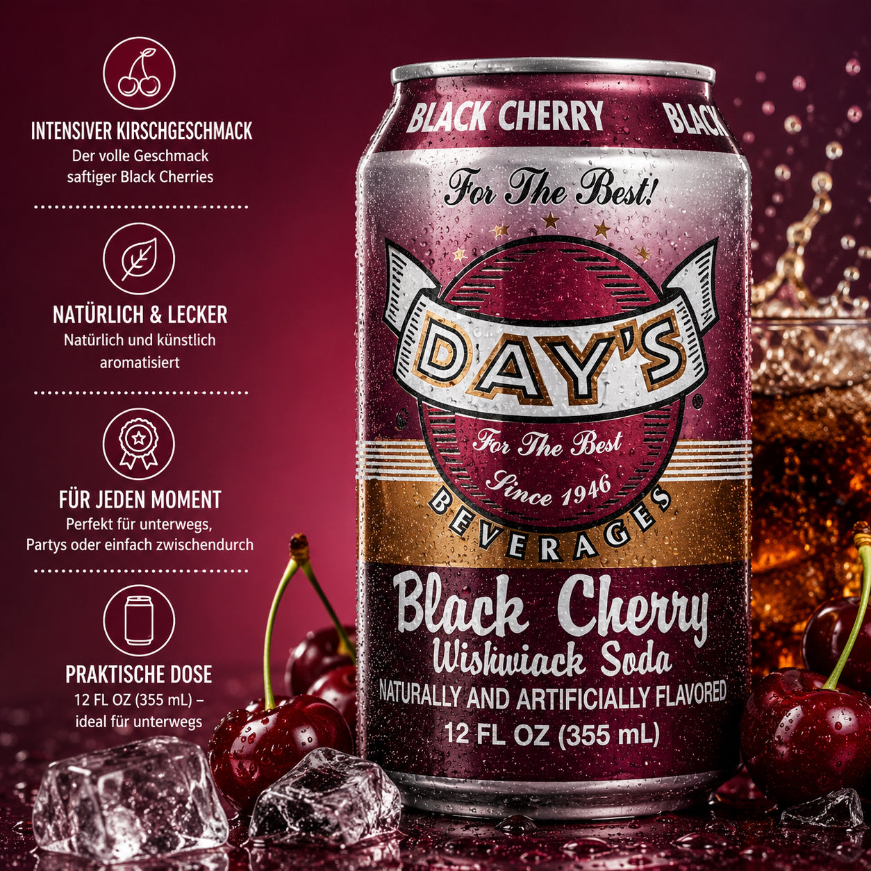 Day's - "Black Cherry" (355 ml)