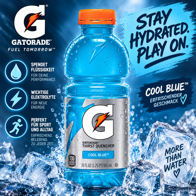 Gatorade - Thirst Quencher "Cool Blue" (591 ml)
