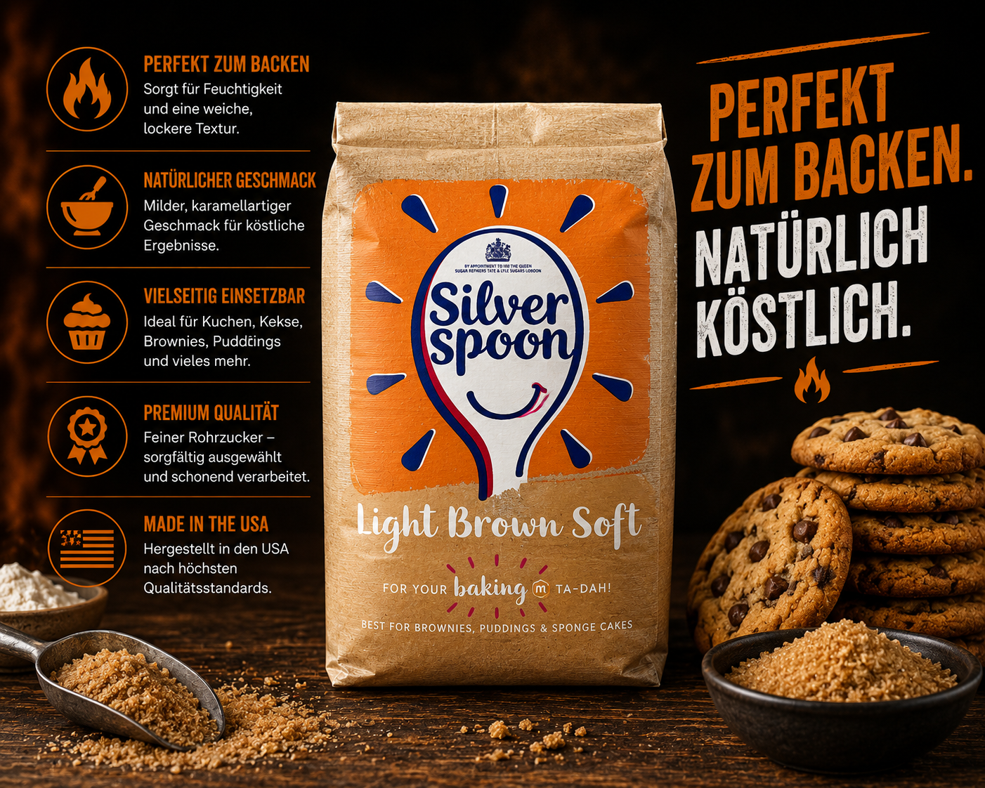 Silver Spoon - Sugar "Light Brown Soft" (500 g)