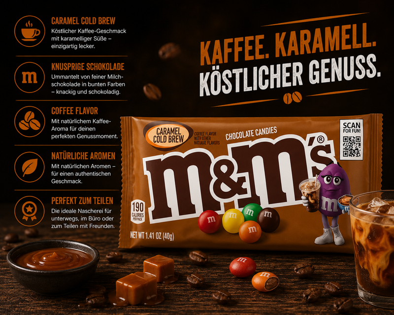 m&m's - Chocolate Candies "Caramel Cold Brew" (40 g)