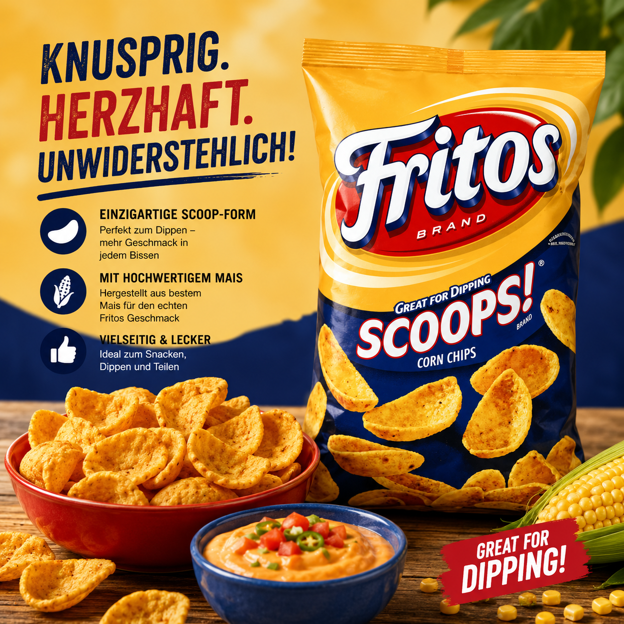 Fritos - Corn Chips "Scoops" (311,8 g)