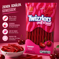 Twizzlers - pull'n'peel "Cherry" (172 g)