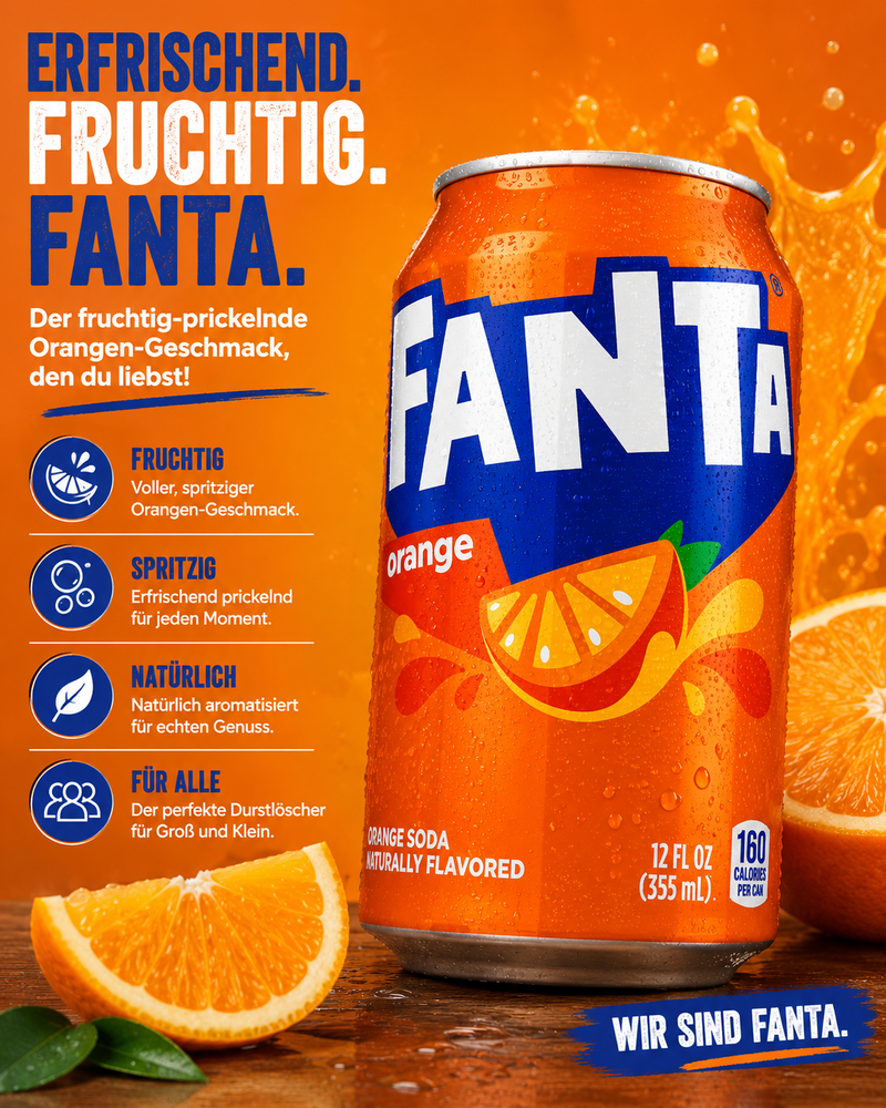 Fanta - "Orange" (355 ml)