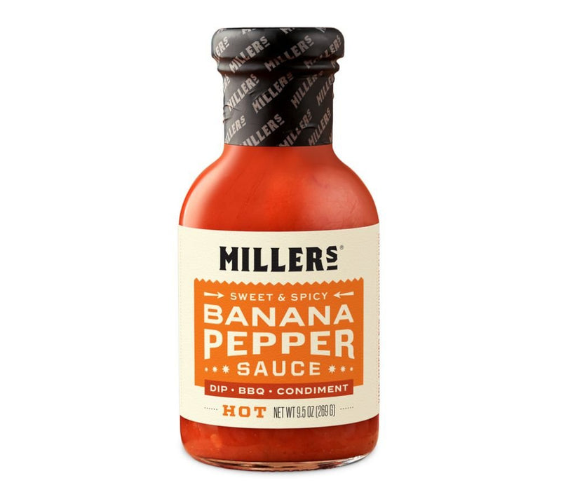 Miller's - Sweet & Spicy "Banana Pepper Sauce HOT" (269 g)