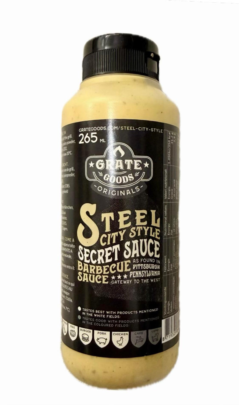 GRATE GOODS - Barbecue Sauce "Steel City Style Secret Sauce" (265 ml)