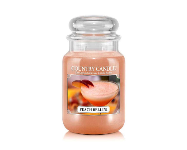 Country Candle - Large Jar "Peach Bellini" (680 g)