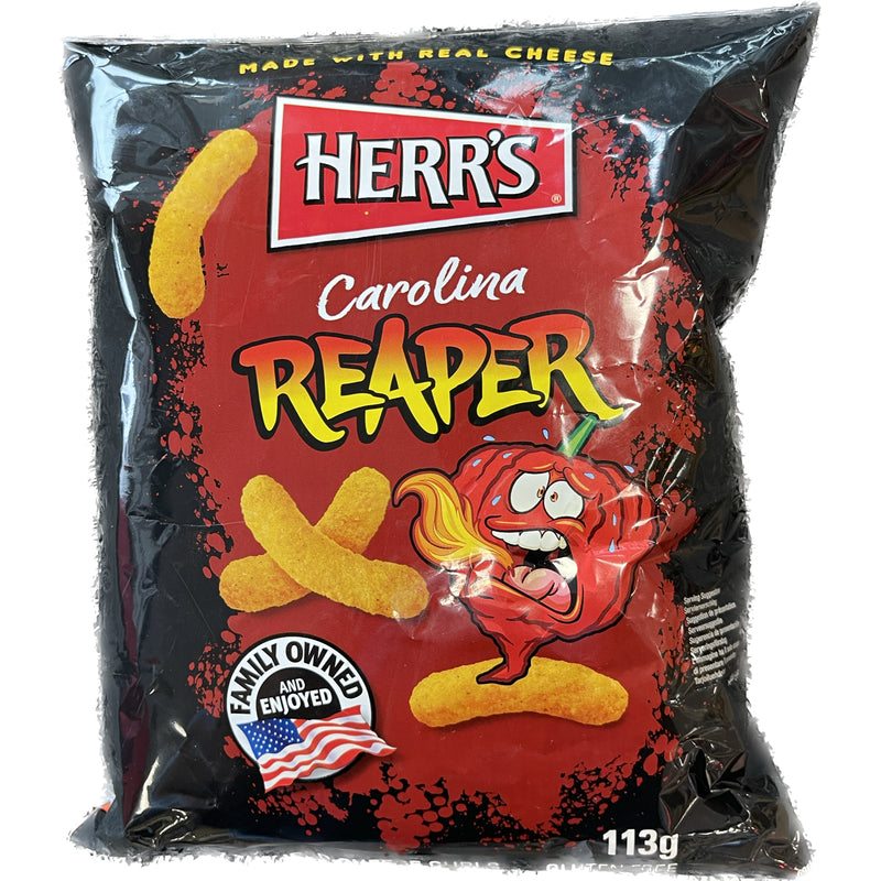 Herr's - flavored Cheese Curls "Carolina Reaper" (113 g)