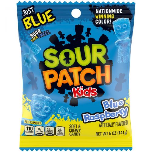 Sour Patch Kids - Soft & Chewy Candy "Blue Raspberry" (141 g)