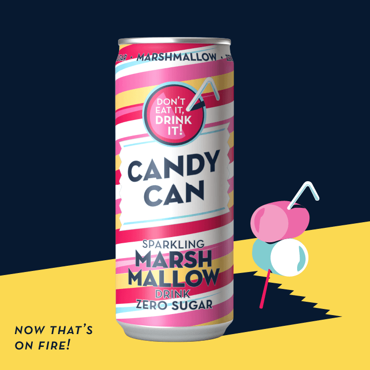 Candy Can - "Sparkling Marshmallow" Zero Sugar (330 ml)