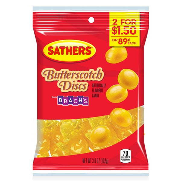 Sather's  - Candy "Butterscotch Discs" (119 g)
