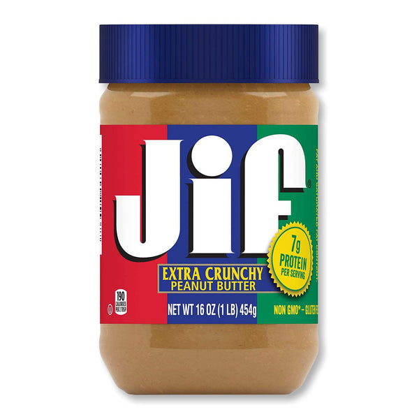 Jif - Peanut Butter "Extra Crunchy" (454 g)