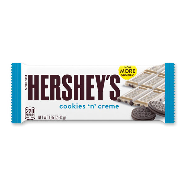 Hershey's - Chocolate Bar "Cookies 'n' Cream" (43 g)