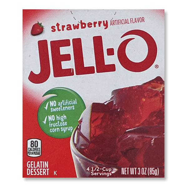 JELL-O - Instant Gelatin Dessert "strawberry" (85 g)