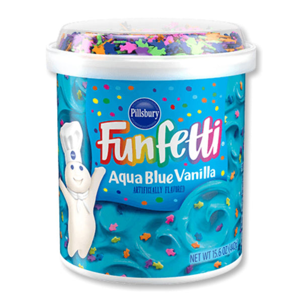 Pillsbury Funfetti - Frosting "Aqua Blue Vanilla" (442 g)