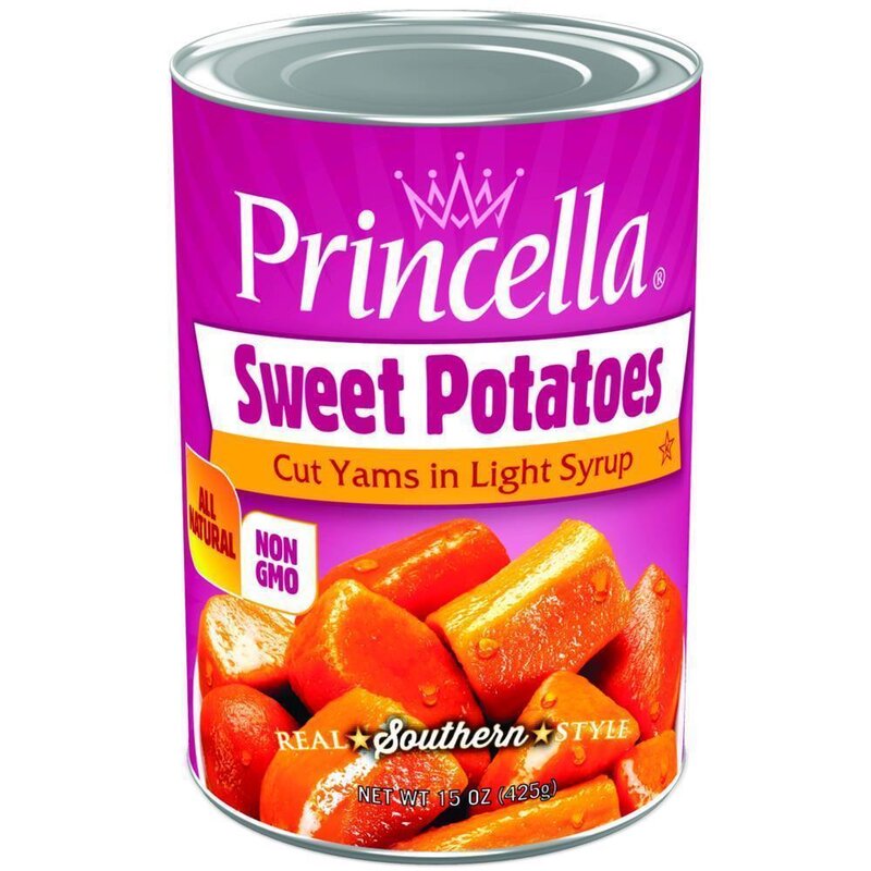 Princella - Sweet Potatoes "Cut Yams in Light Syrup" (425 g)