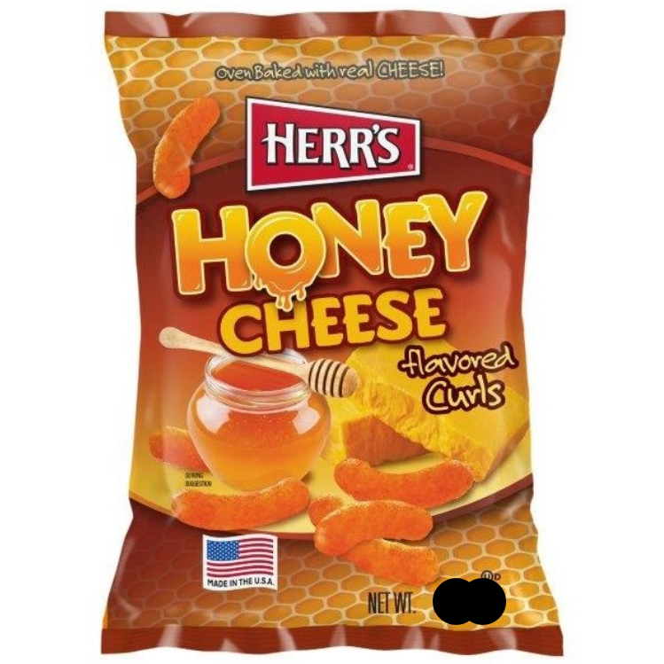 Herr's - flavored Curls "Honey Cheese" (170 g)