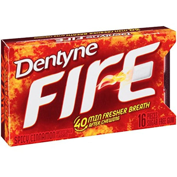 Dentyne FIRE - Gum "Spicy Cinnamon" sugar free (16 Pieces)