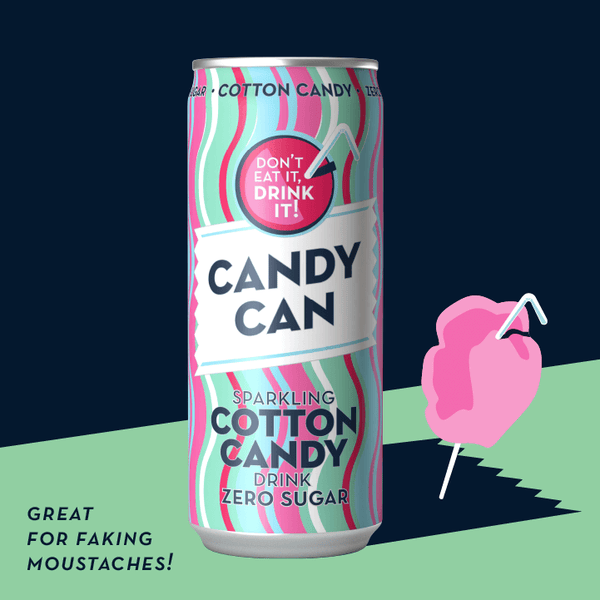 Candy Can - "Sparkling Cotton Candy" Zero Sugar (330 ml)