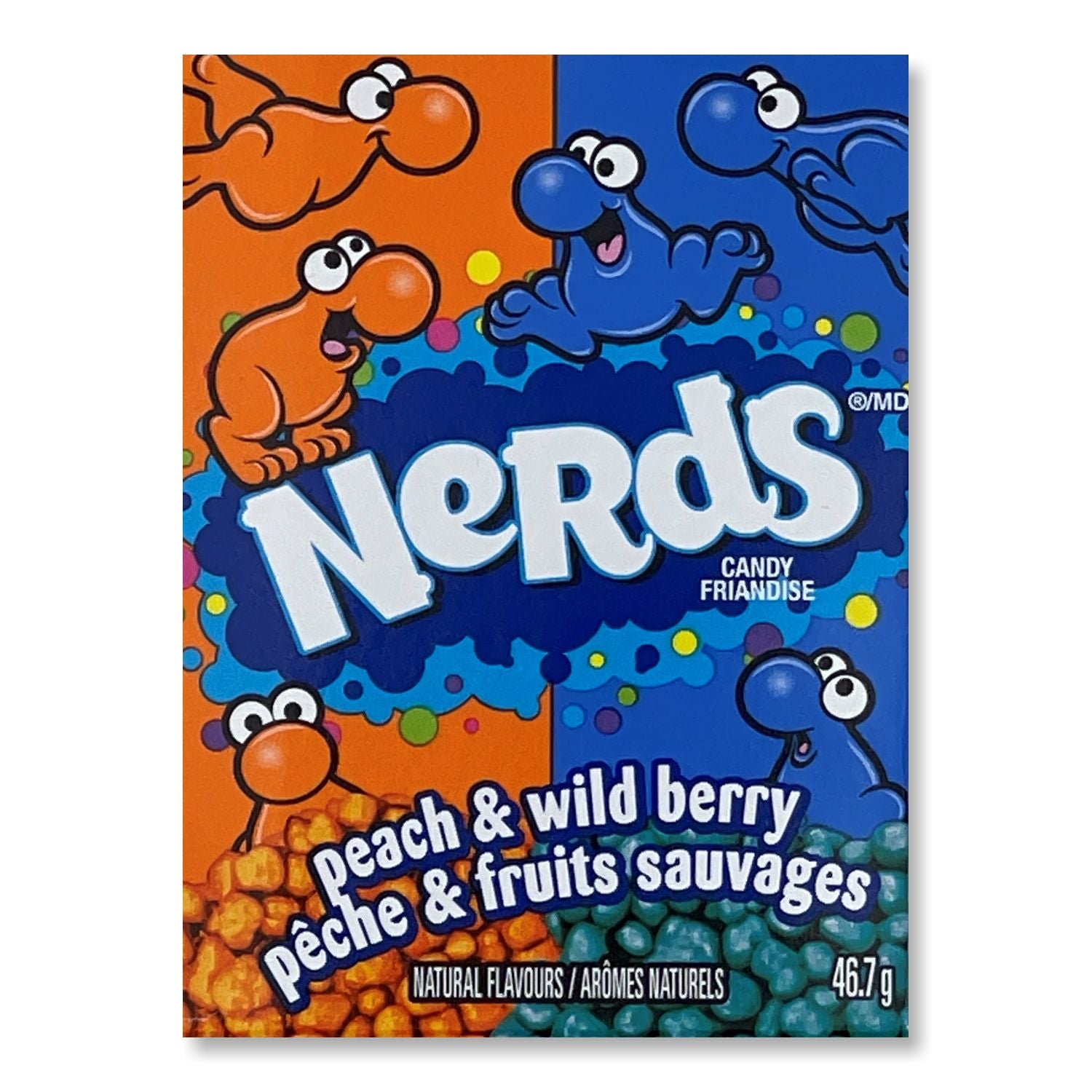 Nerds "peach & wild berry" (46,7 g)