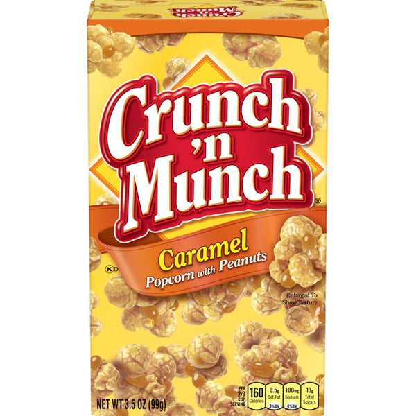 Crunch 'n Munch - Popcorn with Peanuts "Caramel" (99 g)