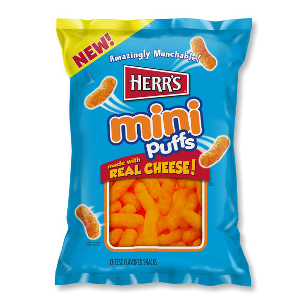 Herr's - flavored Cheese Snacks " mini puffs" (170 g)