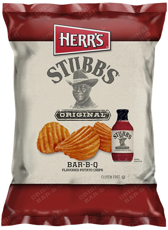 Herr's - Flavored Potato Chips "Stubb's Original BAR-B-Q" (184,3 g)