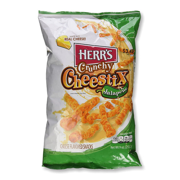 Herr's - Crunchy "Cheestix Jalapeno" (227 g)