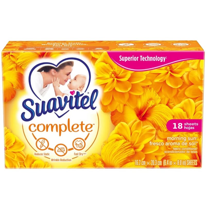Suavitel - Dryer Sheets Complete "Morning Sun" (18 Stück)