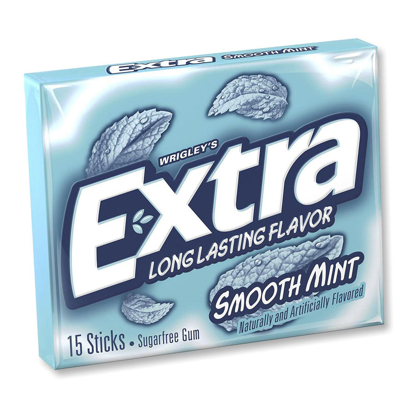 Wrigley's Extra - Sugar free Gum "Smooth Mint" (15 Sticks)