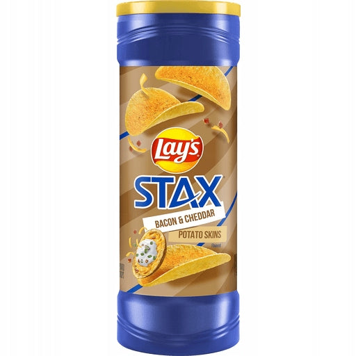 Lay's - STAX "Bacon & Cheddar Potato Skins" (155,9 g)