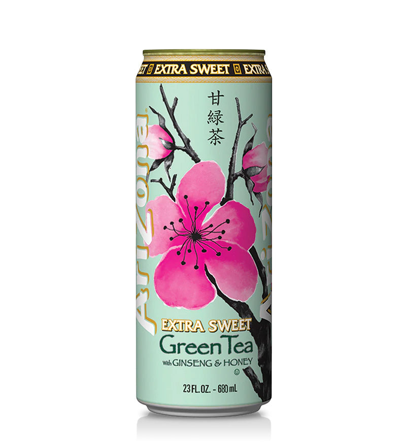 Arizona - Iced Tea "Extra Sweet Green Tea with Ginseng & Honey" (680 ml)
