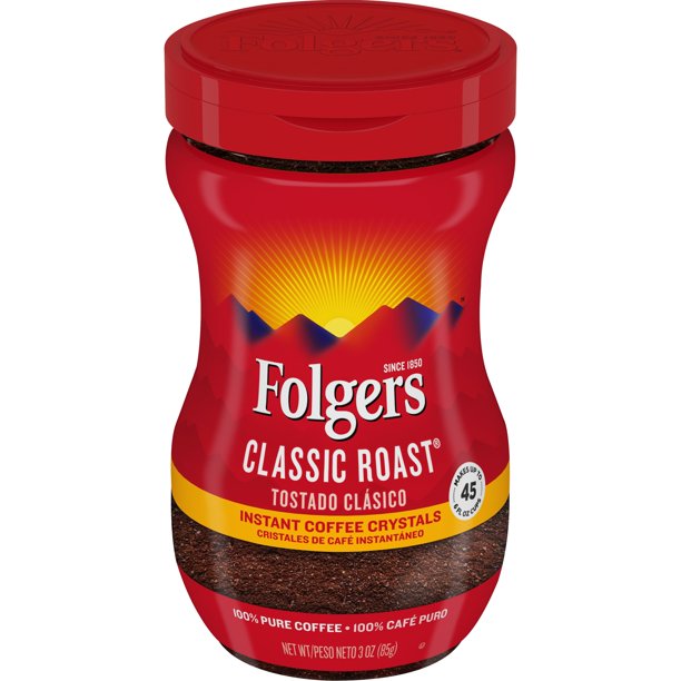 Folgers - Instant Coffee "Classic Roast" (85 g)
