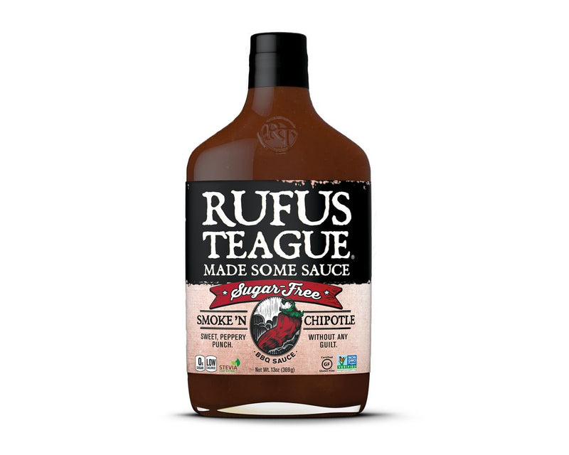 RUFUS TEAGUE - BBQ-Sauce "Smoke'n Chipotle" Sugar free (369 g)