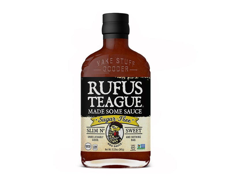 RUFUS TEAGUE - BBQ-Sauce "Slim n' Sweet" Sugar free (347 g)
