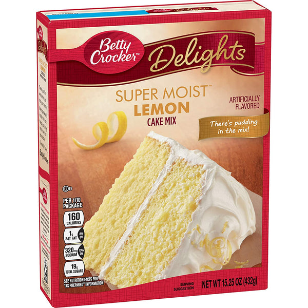 Betty Crocker - Super Moist Cake Mix "Lemon" (432 g)