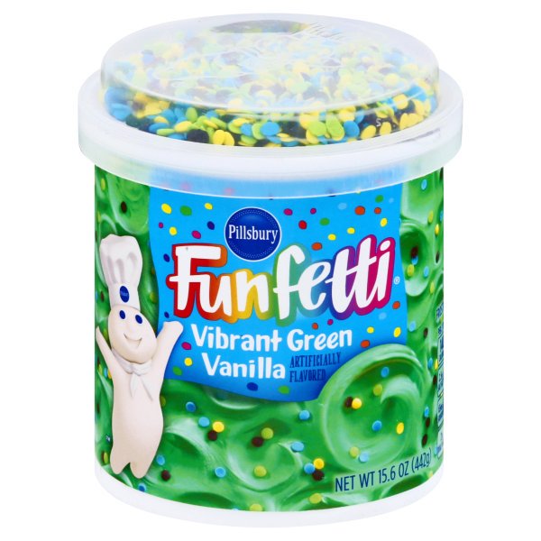 Pillsbury Funfetti - Frosting "Vibrant Green Vanilla" (442 g)