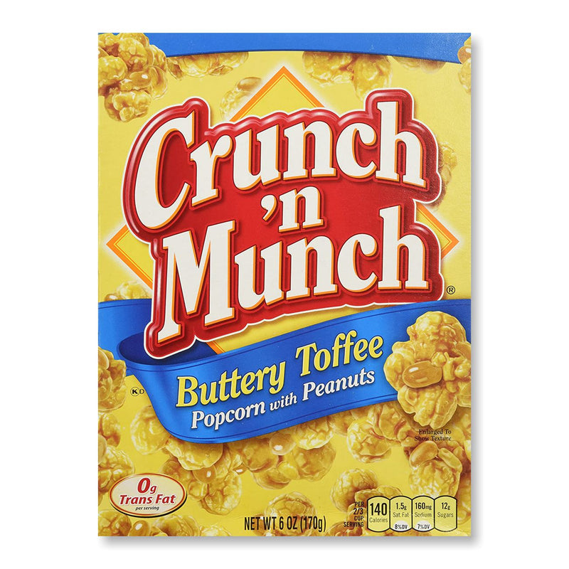 Crunch 'n Munch - Popcorn with Peanuts "Buttery Toffee" (99 g)