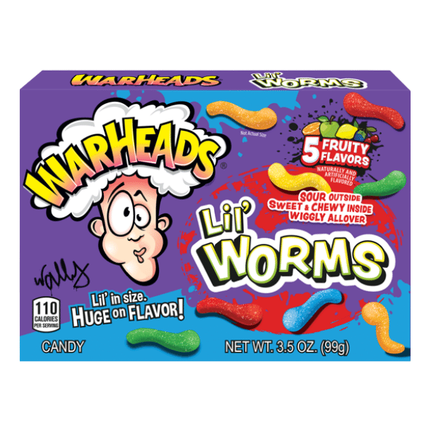 Warheads - Chewy Candy "Lil' Worms" (99 g)