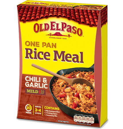 Old El Paso - Rice Meal - Chili & Garlic (mild) (355 g)