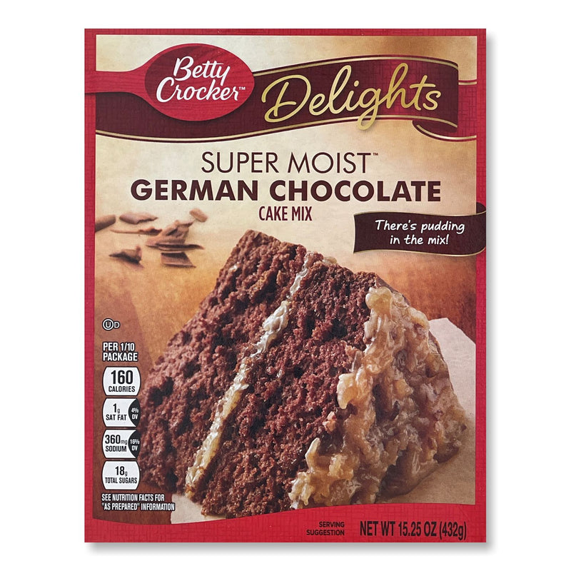 Betty Crocker - Super Moist Cake Mix "German Chocolate" (461 g)