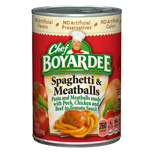 Chef BOYARDEE - Spaghetti & Meatballs (411 g)