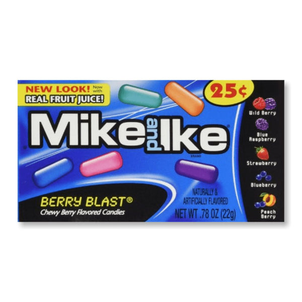 Mike and Ike - Chewy Flavored Candy "Berry Blast" (141 g)