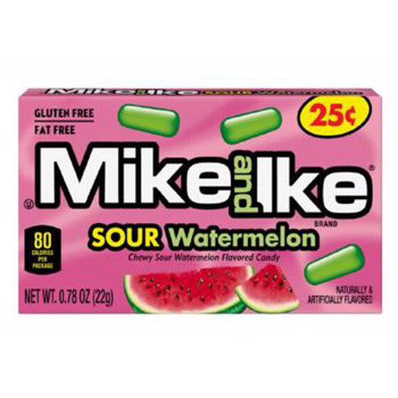 Mike and Ike - Chewy Flavored Candy "SOUR Watermelon" (22 g)