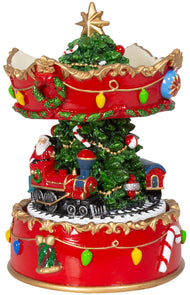 Mechanische Spieluhr - Karusell "Weihnachtszug" (ca. 17 cm)