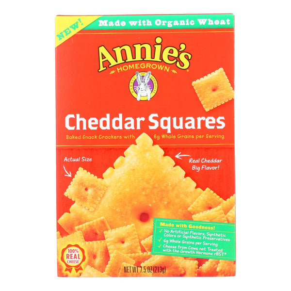 Annie's - Baked Snack Crackers "Cheddar Squares" (213 g)