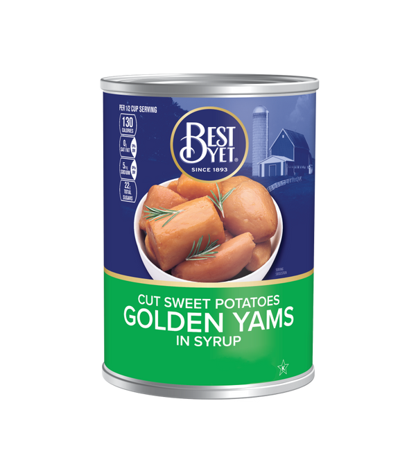 Best Yet - Cut Sweet Potatoes in Syrup "Golden Yams" (425 g)