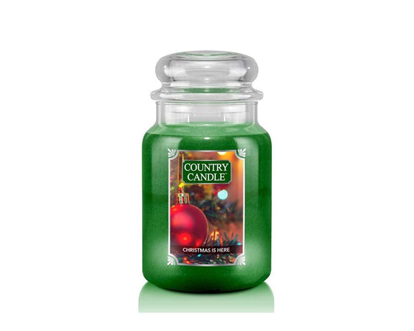 Country Candle - Jar Large "Christmas is here" (680 g)