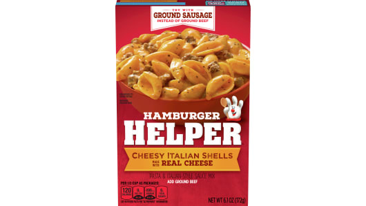 Hamburger Helper "Cheesy Italian Shells" (172 g)