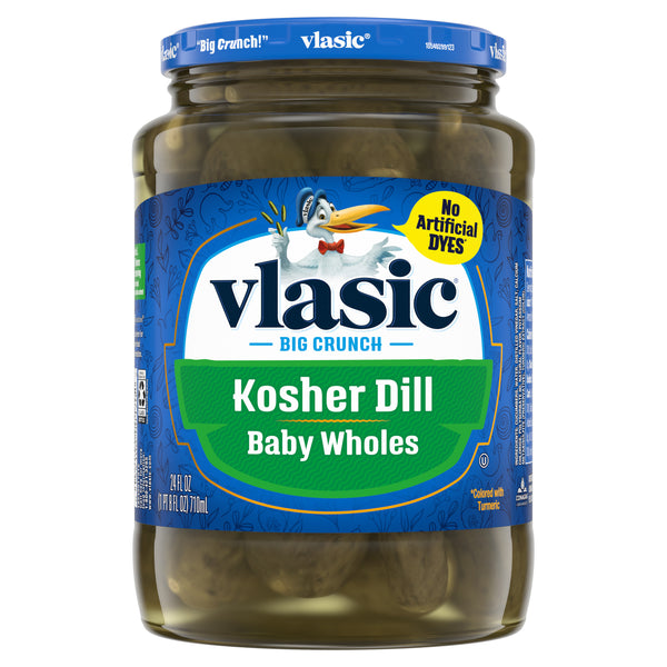 vlasic - "Kosher Dill Baby Wholes" (710 ml)